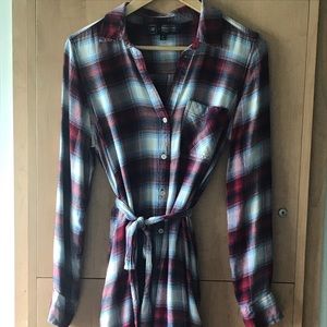 GAP pendelton flannel dress